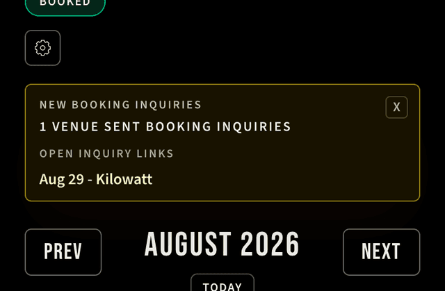 Booking Alerts